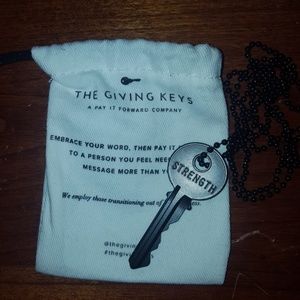 Giving Key = Strength Nrcklace